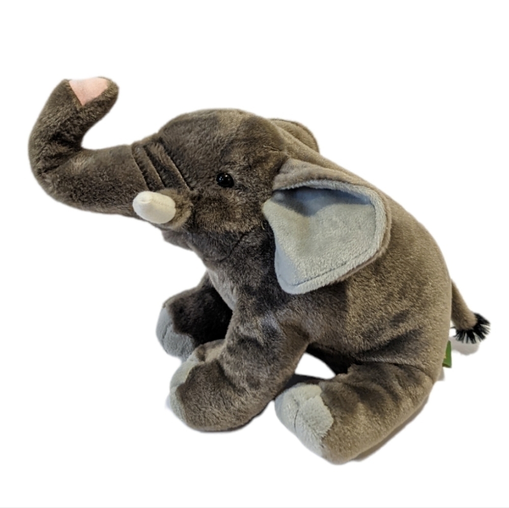 2/$20 Wild Republic Grey Elephant Plush 13”